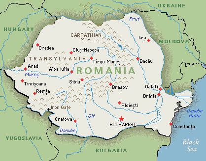 Romania Map
